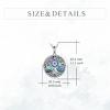 YFN Tree of Life Necklace Sterling Silver Celtic Knot Tree Pendant Jewelry Gifts for Women Men(Evil Eye)
