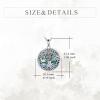 YFN Tree of Life Necklace Sterling Silver Celtic Knot Tree Pendant Jewelry Gifts for Women Men(Hecate)
