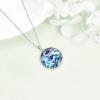 YFN Tree of Life Necklace Sterling Silver Celtic Knot Tree Pendant Jewelry Gifts for Women Men(Infinity Cross)