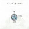 YFN Tree of Life Necklace Sterling Silver Celtic Knot Tree Pendant Jewelry Gifts for Women Men(Infinity Cross)
