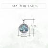 YFN Tree of Life Necklace Sterling Silver Celtic Knot Tree Pendant Jewelry Gifts for Women Men(Om)