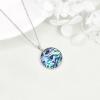 YFN Tree of Life Necklace Sterling Silver Celtic Knot Tree Pendant Jewelry Gifts for Women Men(Peace)
