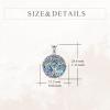 YFN Tree of Life Necklace Sterling Silver Celtic Knot Tree Pendant Jewelry Gifts for Women Men(Recovery NA)