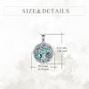YFN Tree of Life Necklace Sterling Silver Celtic Knot Tree Pendant Jewelry Gifts for Women Men(Sobriety)