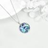 YFN Tree of Life Necklace Sterling Silver Celtic Knot Tree Pendant Jewelry Gifts for Women Men(Valknut)