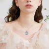 YFN Tree of Life Necklace Sterling Silver Celtic Knot Tree Pendant Jewelry Gifts for Women Men(Witches Knot Urn)
