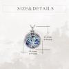 YFN Tree of Life Necklace Sterling Silver Celtic Knot Tree Pendant Jewelry Gifts for Women Men(Yin Yang Urn)
