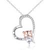 Silver-Love You More Pig Necklace