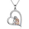 Silver-Sloth Necklace