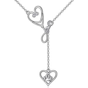 YFN 925 Sterling Silver Caduceus Angel Nursing Themed Pendant Necklace 18″(Veterinarian Gifts Stethoscope Necklace)