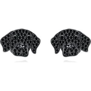 YFN Dog Stud Earrings Sterling Silver Dog Breed Earrings Jewelry Puppy Gifts for Women(Labrador)