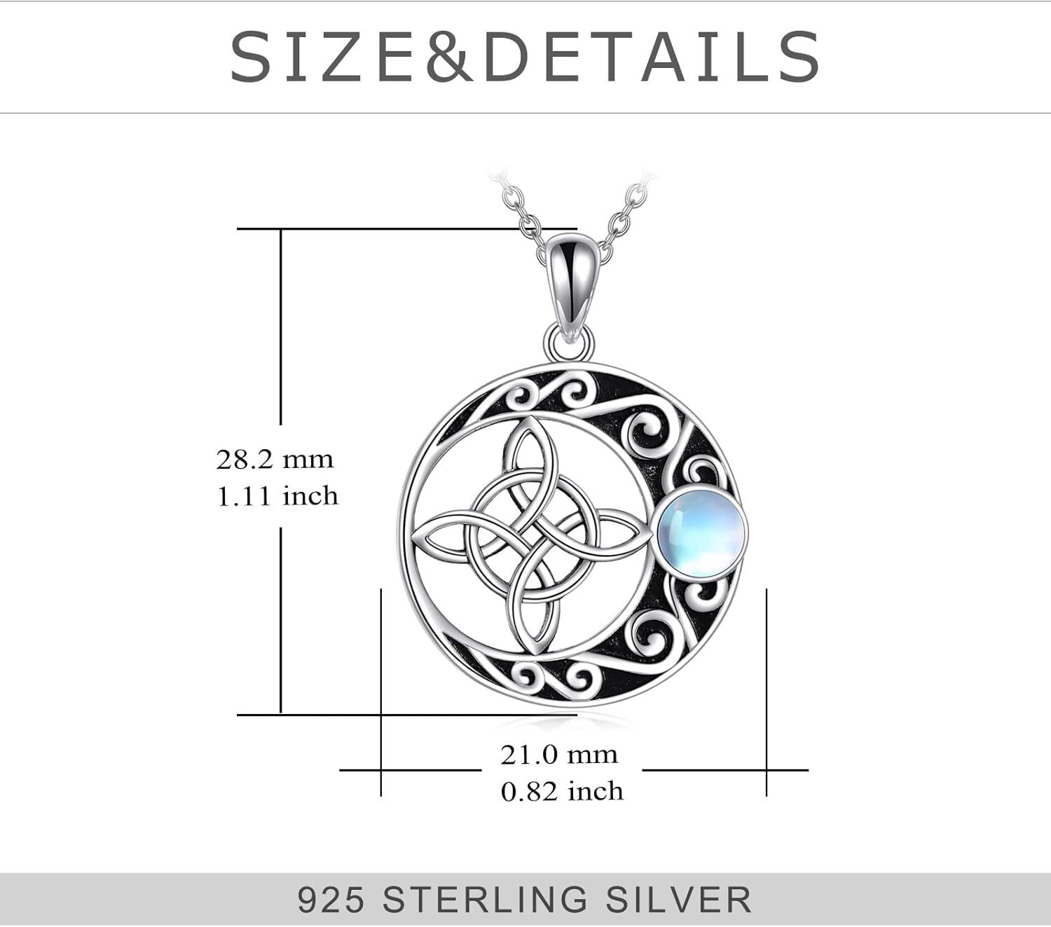 image:imageYFN Sterling Silver Irish Celtic Knot Triquetra Trinity Vintage Viking Jewelry for Women MenCross