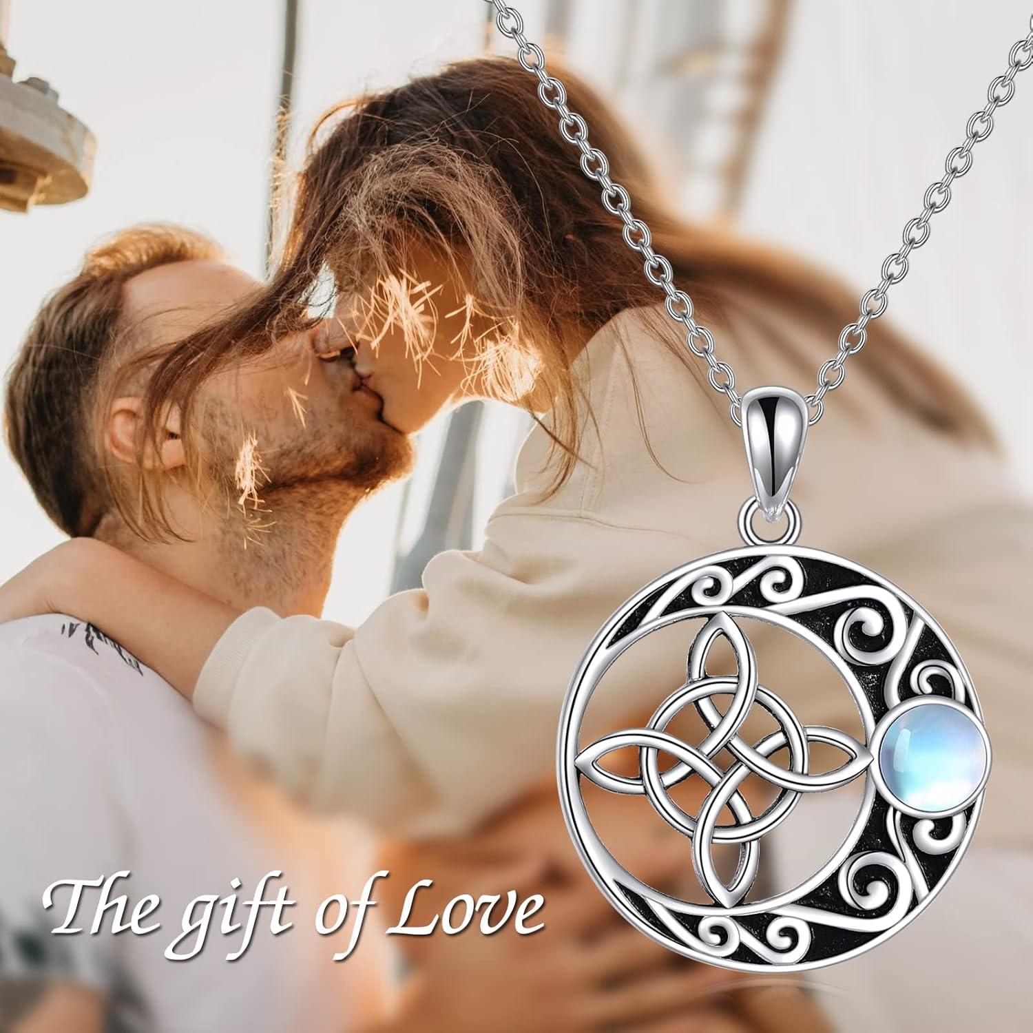 image:imageYFN Sterling Silver Irish Celtic Knot Triquetra Trinity Vintage Viking Jewelry for Women MenCross