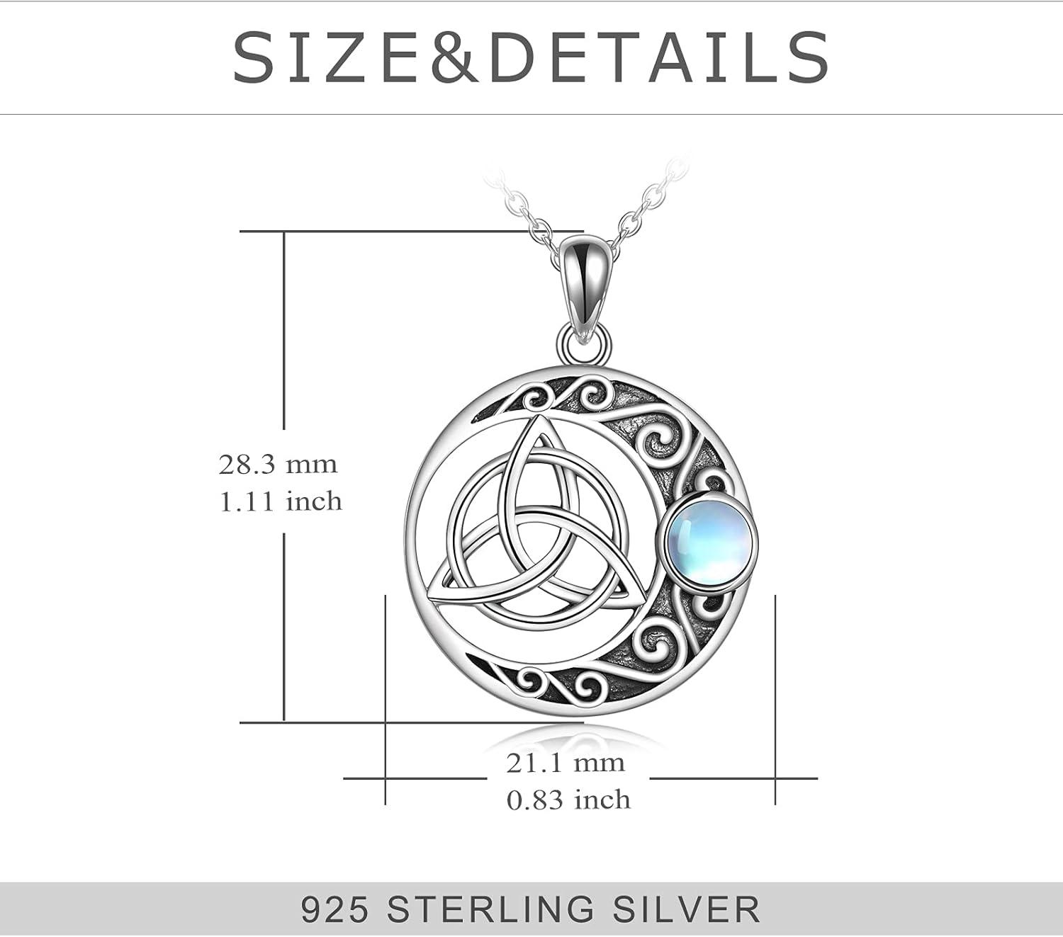 image:imageYFN Sterling Silver Irish Celtic Knot Triquetra Trinity Vintage Viking Jewelry for Women MenTrinity