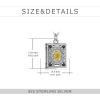 Photo Locket Necklace 925 Sterling Silver Book Necklace that Holds Pictures Birthday Gifts for Women Mom(Book with Sunflower)