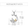 YFN Animal Necklace Sterling Silver Cute Animal Pendant Jewelry Gifts for Women(2 Bird)