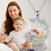YFN Animal Necklace Sterling Silver Cute Animal Pendant Jewelry Gifts for Women(2 Bird)