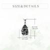 YFN Animal Necklace Sterling Silver Cute Animal Pendant Jewelry Gifts for Women(Butterfly Black)