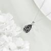 YFN Animal Necklace Sterling Silver Cute Animal Pendant Jewelry Gifts for Women(Dragonfly Black)