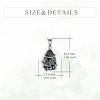 YFN Animal Necklace Sterling Silver Cute Animal Pendant Jewelry Gifts for Women(Dragonfly Black)