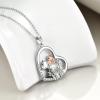 YFN Animal Necklace Sterling Silver Cute Animal Pendant Jewelry Gifts for Women(Tiger)