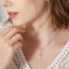 YFN Cross Necklace 925 Sterling Silver Celtic Knot Cross Infinity Heart Love Pendant Necklace 18″(Silver Celtic Knot Cross Necklace)
