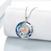 YFN Dolphin Necklace 925 Sterling Silver Mothers Day Gifts for Women(A-Dolphin Necklace)