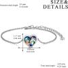 YFN Horse Jewelry Gift 925 Sterling Silver Horse Adjustable Bracelet for Women(Abalone Horse Bracelet)