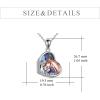 YFN Horse Pendant Necklace Jewelry 925 Sterling Silver Women Embrace Horse Gift for Women(B-Horse Locket Necklace)