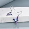 YFN Hummingbird Earrings Bird Dangle 925 Sterling Silver Jewelry Gifts for Women(Silver-Hummingbird Earrings)