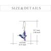 YFN Hummingbird Earrings Bird Dangle 925 Sterling Silver Jewelry Gifts for Women(Silver-Hummingbird Earrings)