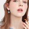 YFN Hummingbird Earrings Bird Dangle 925 Sterling Silver Jewelry Gifts for Women(Silver-Hummingbird Moon Earrings)