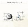 YFN Hummingbird Necklace Sterling Silver Jewelry Hummingbird Gifts for Women(Silver-Abalone Hummingbird Necklace)