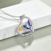 YFN Hummingbird Necklace Sterling Silver Jewelry Hummingbird Gifts for Women(Silver-Hummingbird Necklace)
