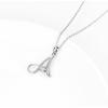 YFN Initial Necklace Sterling Silver Letters 26 Alphabet Pendant Necklace Jewelry(Letter A)