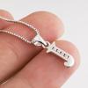 YFN Initial Pendant Necklace Sterling Silver with Cubic Zirconial 26 Letter Alphabet Jewelry Gifts for Women(Alphabet J)