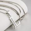 YFN Initial Pendant Necklace Sterling Silver with Cubic Zirconial 26 Letter Alphabet Jewelry Gifts for Women(Alphabet L)