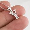 YFN Initial Pendant Necklace Sterling Silver with Cubic Zirconial 26 Letter Alphabet Jewelry Gifts for Women(Alphabet Y)