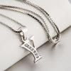 YFN Initial Pendant Necklace Sterling Silver with Cubic Zirconial 26 Letter Alphabet Jewelry Gifts for Women(Alphabet Y)