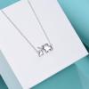 YFN Mom Elephant Necklace Sterling Silver Good Luck Elephant Necklace for Mon Women(Silver-Mom Baby Elephant Necklace)