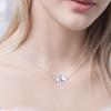 YFN Mom Elephant Necklace Sterling Silver Good Luck Elephant Necklace for Mon Women(Silver-Mom Baby Elephant Necklace)