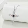 YFN Mother’s Day Gifts Sterling Silver Mother daughter Pendant Necklace Mom Jewelry for Women Mama Daughter(100 language(mom))