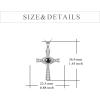 YFN Mother’s Day Gifts Sterling Silver Mother daughter Pendant Necklace Mom Jewelry for Women Mama Daughter(100 language(mom))