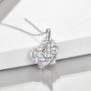 YFN Mother’s Day Gifts Sterling Silver Mother daughter Pendant Necklace Mom Jewelry for Women Mama Daughter(Daughter Heart)