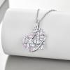 YFN Mother’s Day Gifts Sterling Silver Mother daughter Pendant Necklace Mom Jewelry for Women Mama Daughter(Daughter Heart)