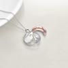 YFN Mother’s Day Gifts Sterling Silver Mother daughter Pendant Necklace Mom Jewelry for Women Mama Daughter(I Love You Grandma)