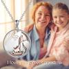 YFN Mother’s Day Gifts Sterling Silver Mother daughter Pendant Necklace Mom Jewelry for Women Mama Daughter(I Love You Grandma)