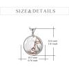 YFN Mother’s Day Gifts Sterling Silver Mother daughter Pendant Necklace Mom Jewelry for Women Mama Daughter(Mother Daughter 2)