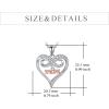 YFN Mother’s Day Gifts Sterling Silver Mother daughter Pendant Necklace Mom Jewelry for Women Mama Daughter(mom)