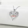 YFN Mother’s Day Gifts Sterling Silver Mother daughter Pendant Necklace Mom Jewelry for Women Mama Daughter(mom)